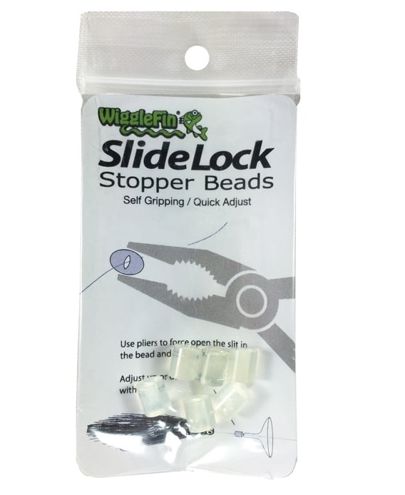 Action Disc SlideLock Stopper Beads. 6-pack.