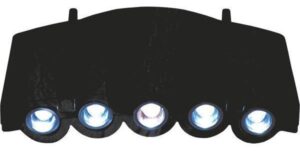 Käpslampa med 5 lampor, inkl batterier