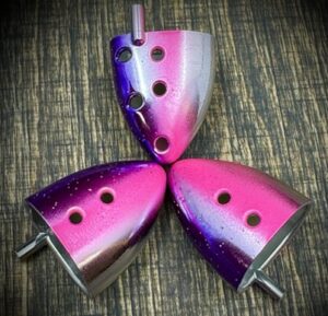 ".New 2025" Salsa Bait Holder 3-pack. Yövesi special. Chrome