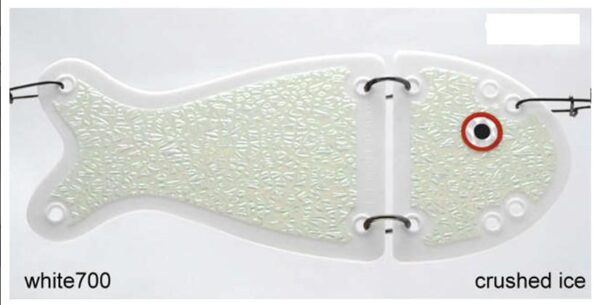 VK-Salmon 2. 16cm. White 700 "Crushed ice".
