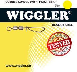 Wiggler Dubbel lek med hake, Stl. 8. 19kg. 3-Pack