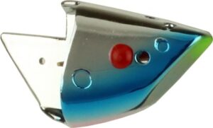 Hurricane Bait Head, Medium , HBHM-CUV02, UV Chrome Blue Steel.